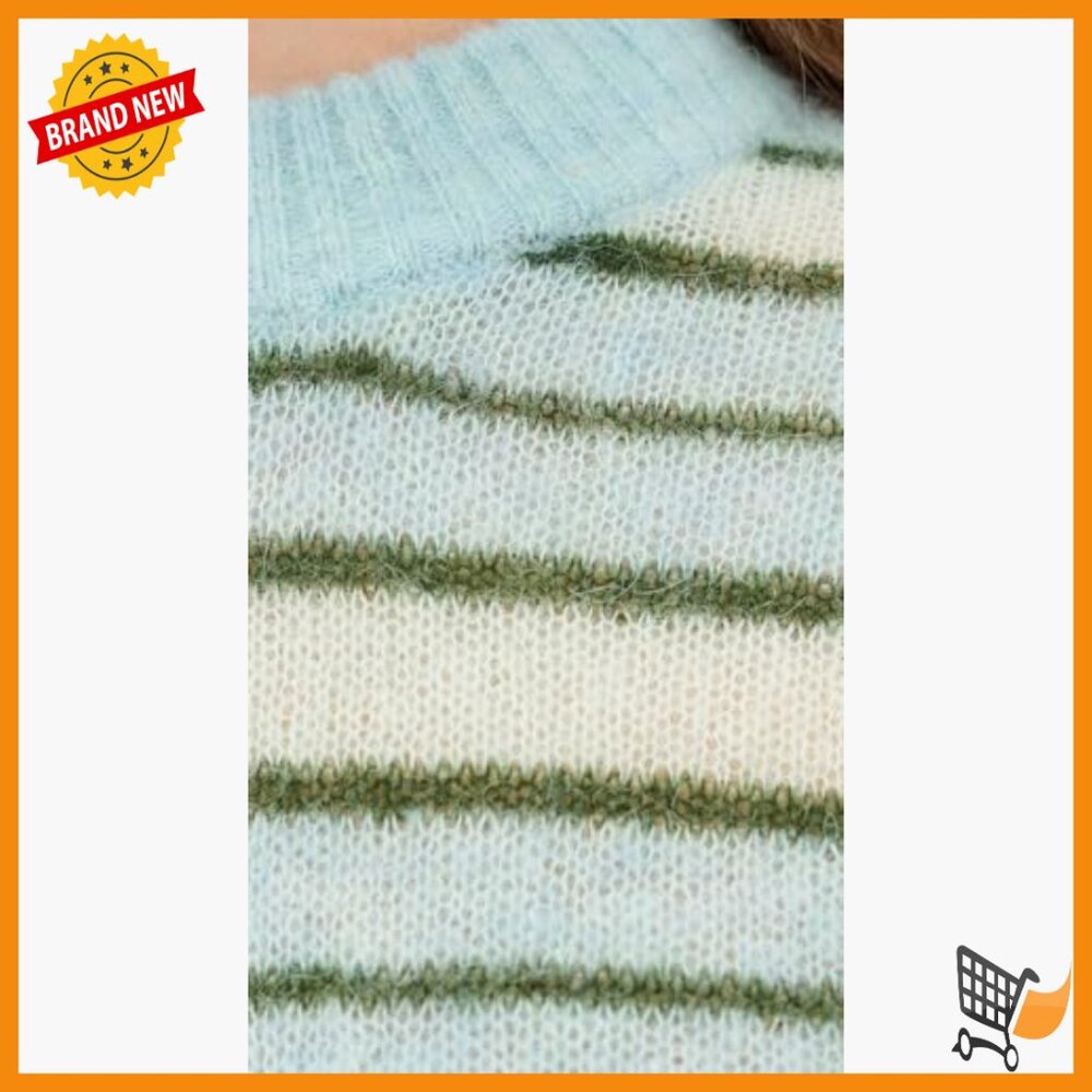 Oversized Alpaca Pullover Sweater, Lightweight Kn… - image 6